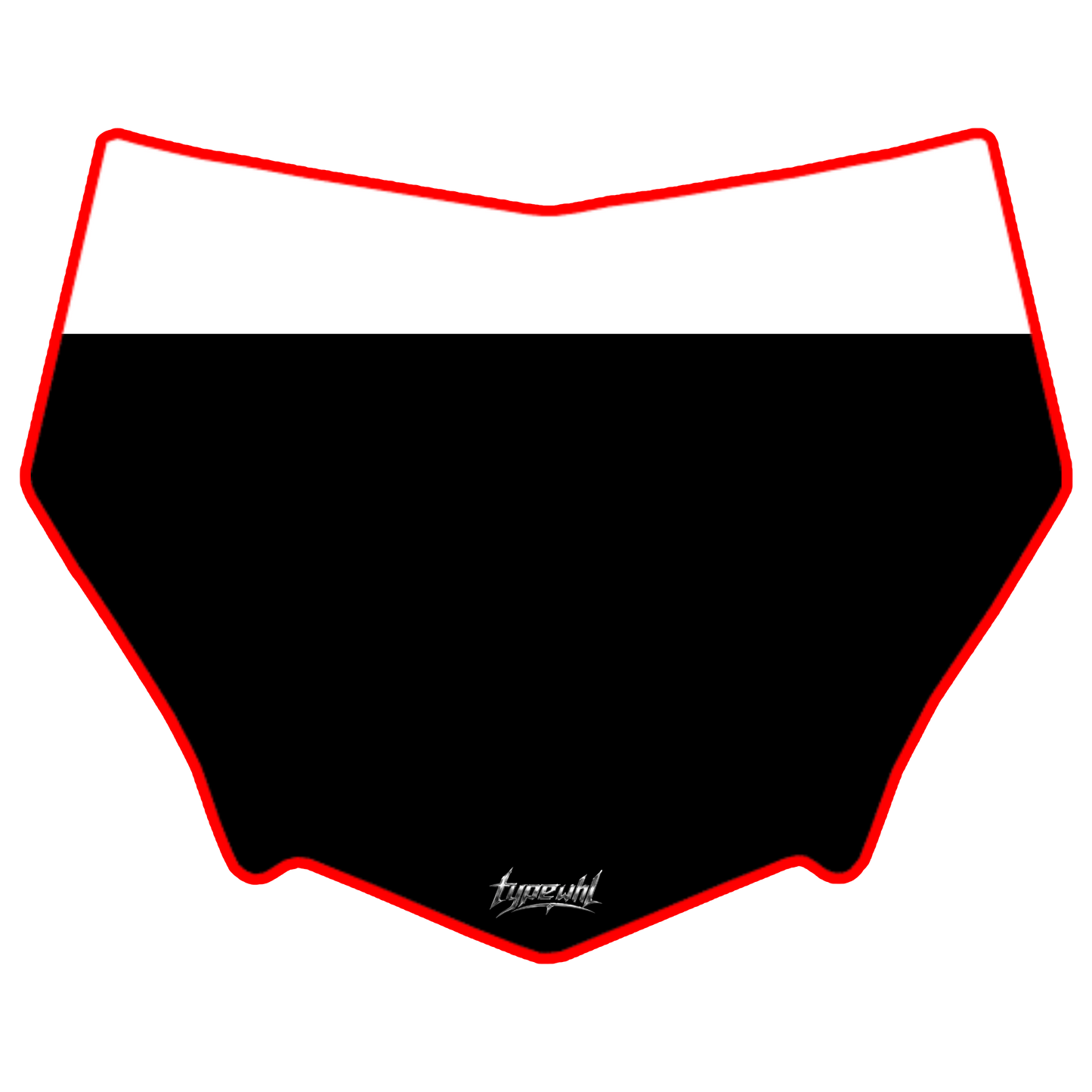 Motocutz Plate Decal