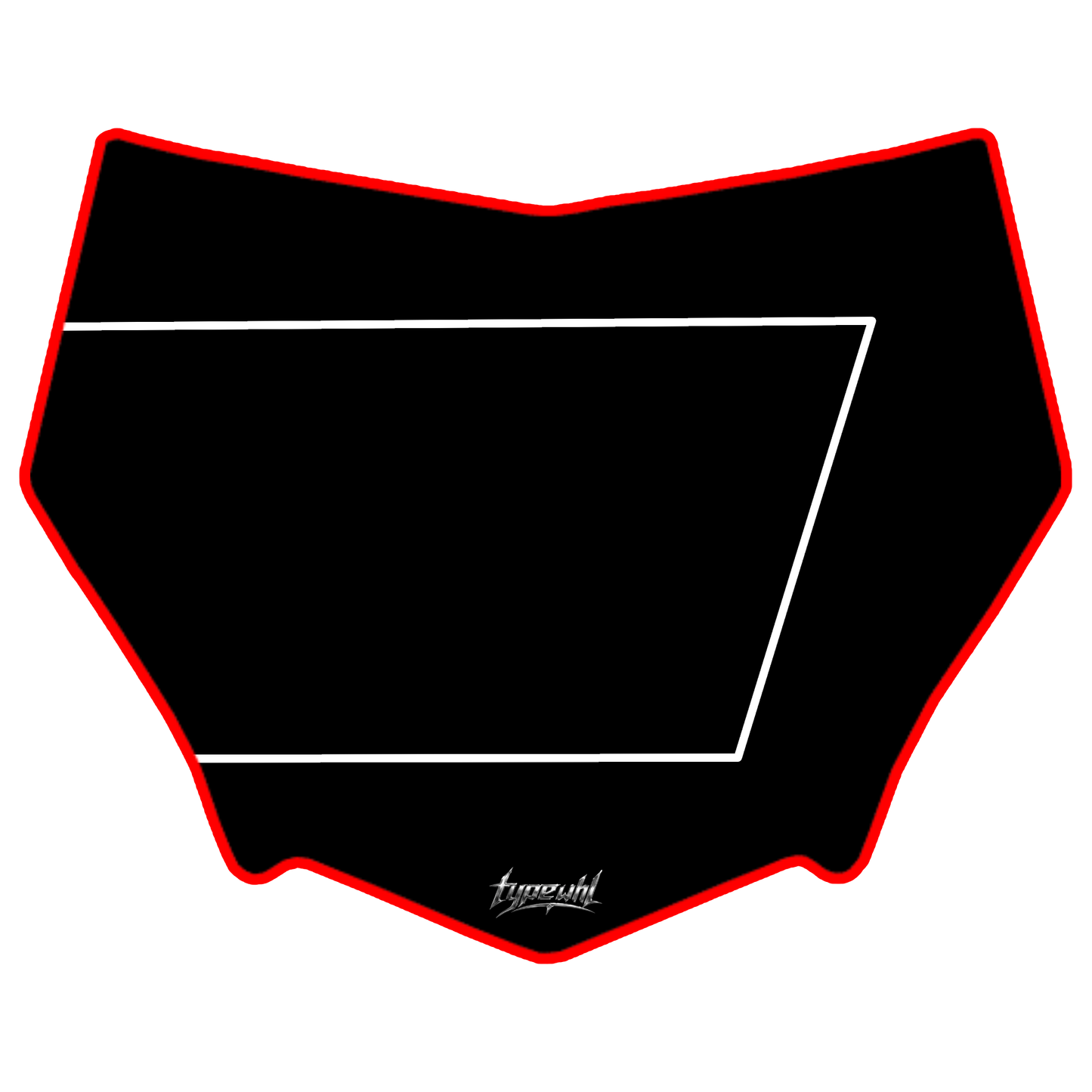 Motocutz Plate Decal